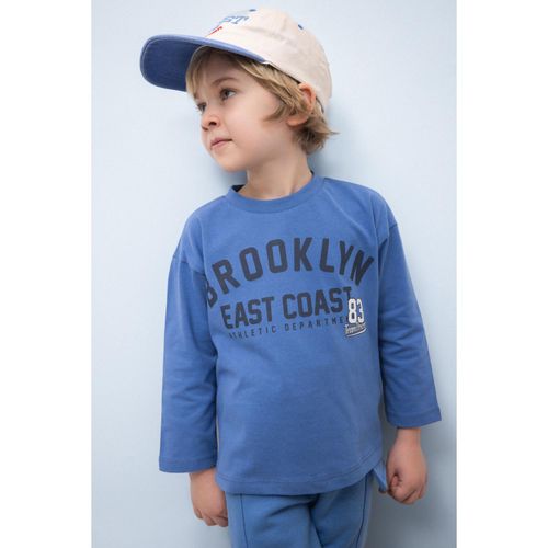 100% Cotton Crew Neck Printed Long Sleeve T-Shirt Men Baby