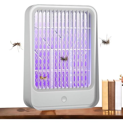 German Engineered Electric Mosquito Zapper – Powerful Rechargeable Fly Swatter with Dual Safety Grid, Long Battery Life & LED Indicator for Indoor and Patio Pest Control