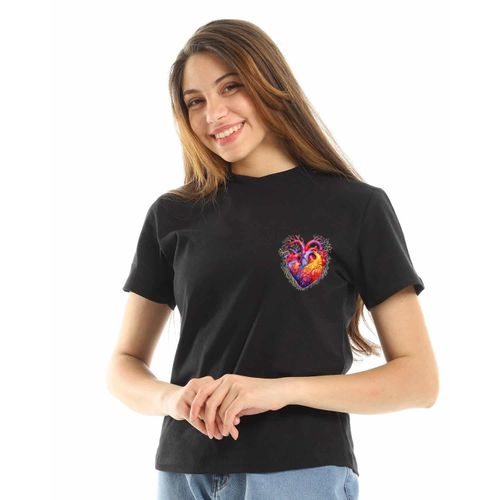 T-shirt Brave Heart ( Black )