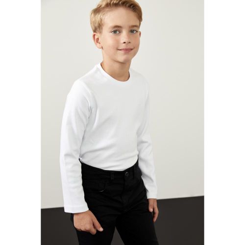 Boy Regular Fit Long Sleeve Sweat Shirt - WHITE