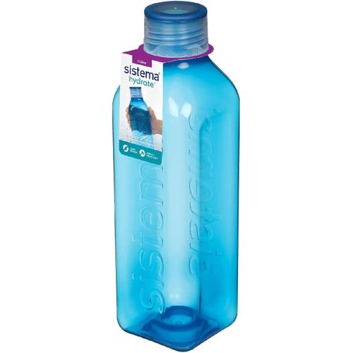 1L Square Bottle Blue, 8900