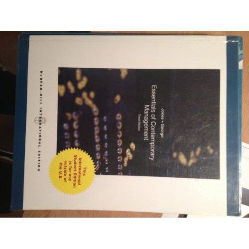 Essentials Of Contemporary Management ,Ed. :4