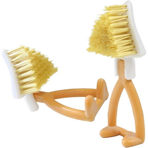 Triangle Cleaning Brush -Foldable cleaning brush for home, strong bristles scrub dirt from tight corners, non-abrasive material protects floors and walls, essential tool for effective and thorough hou