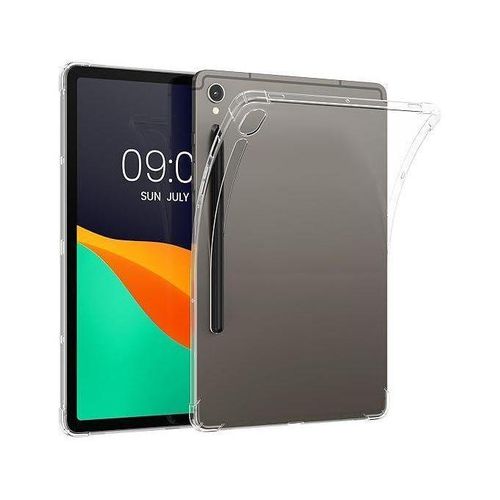 Ultra-thin, transparent TPU protective case compatible with Samsung Galaxy Tab S9, full shockproof and anti-slip, for S9 Mi Mall 11-inch 2023Transparent