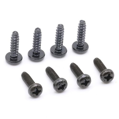 ReplacementScrews M4 14mm (M4XL14) TV Stand Screws Compatible with Many Samsung TVs - Both Machine and Self Tapping Sets Included - 8 TV Legs/Base/Feet Screws