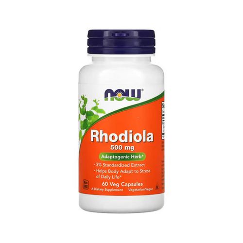Rhodiola 500 mg Stress Adaptation & Energy Support - 60 Veg Capsules