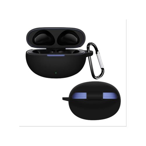 غطاء سيليكون متوافق مع سماعات شاومي ريدمي بودز 6 برو، غطاء حماية محمول مع سلسلة مفاتيح.