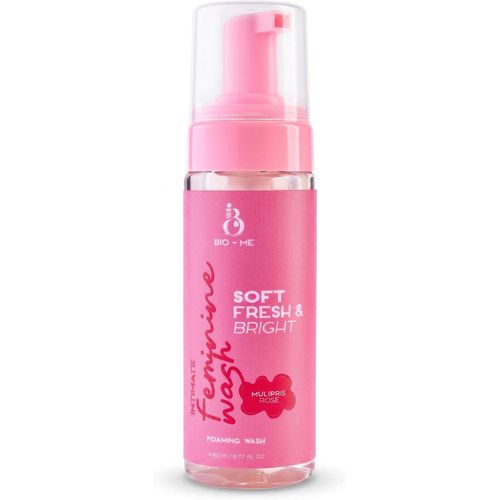 Intimate Feminine Wash 150ml, Brightening Foaming Cleanser for Sensitive Areas, Fresh Feeling Formula with Licorice, Chamomile, Tea Tree, Eucalyptus, Vitamin E & Panthenol