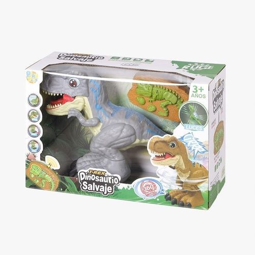Remote-controlled dinosaur toy with movement and sound – prehistoric learning (Castilla)
