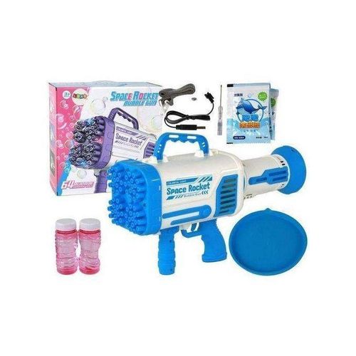 Electric bubble gun – 92 holes with LED light and USB charging