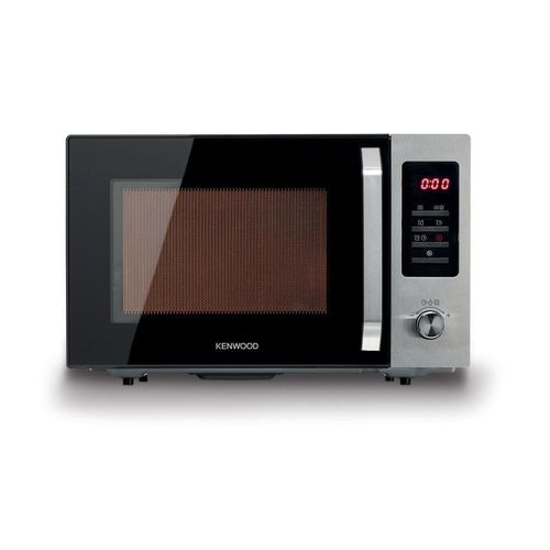 Microwave Oven With Grill,30l, Digital Display, 5 Power Levels, Defrost Function, Auto Menu, 95 Minutes Timer, Clock Function 1000w Mwm30.000bk Black/silver