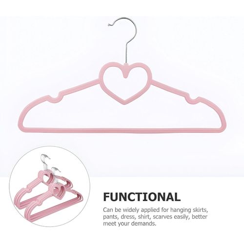 Clothing Organizer - Soft velvet hangers in delightful pink with a rotating hook, ideal for coats, jackets, and shirts. Transform your wardrobe with elegance. (10 white bow)