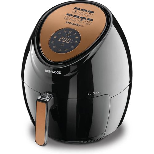 HFP72.000BK Air fryer without oil 1800 watts with a capacity of 7 liters and automatic programs for cooking and grilling - digital - black color