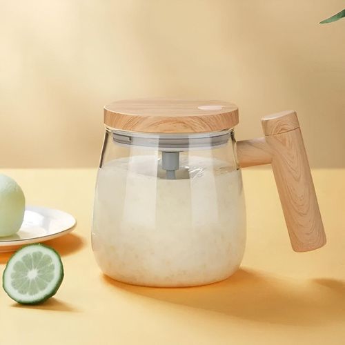 USB electric mixing glass - automatic self-flipping glass for coffee, tea or protein, high-speed water-resistant mixer, a neat, practical design for travel and home comfort