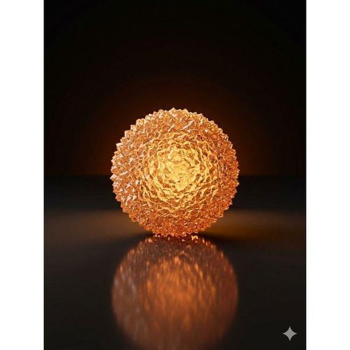 Ethereal Crystal-Glow Sensory Stress Ball: Premium Anti-Anxiety Fidget Toy with Multi-Faceted Texture for Deep Tactile Satisfaction, Hand Strength Improvement, and Calming Sensory Stimulation for Kids and Adults Seeking Mental Clarity.