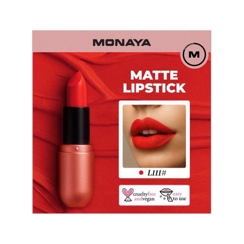 Monaya L007 Matte Lipstickï¼ŒColour Rich Original Creamy, Hydrating Satin Lipstick colors-Simply Ageless Moisture Renew Core Lipstick