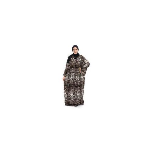 Isdal Prayer Dress with Tiger Pattern - Plain Side - multicolour - XXXL