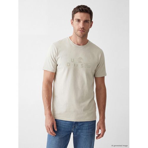 Crew Neck Printed Men's Jersey T-Shirt