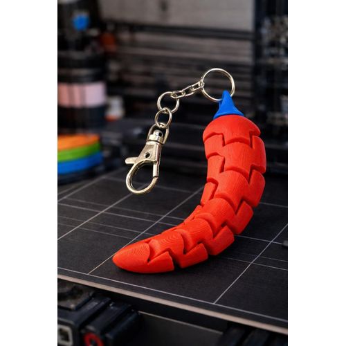 ميدالية فلفل مرن مطبوعة بتقنية 3D – تصميم مميز وعصري