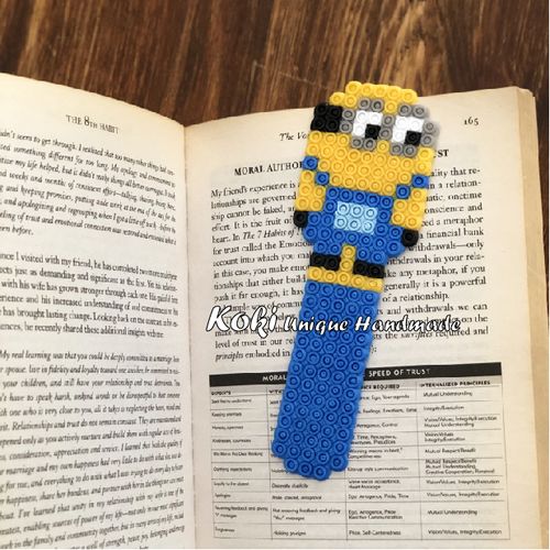 Handmade Kevin Minions Bookmark - Blue