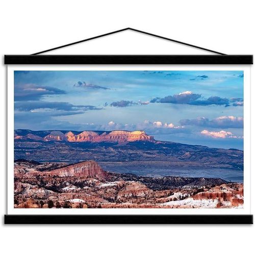 ARTWOKE Last Light, Wall Art Print Multicolor Canvas with Frame, (24 x 14.53)