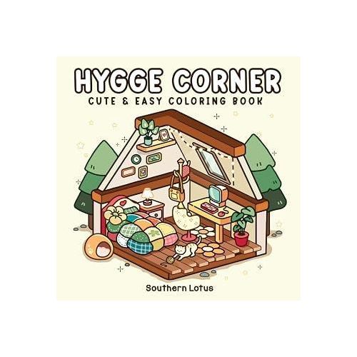 Hygge Corner Coloring Book for Adults and Children 42 Sheets Assorted Shape
