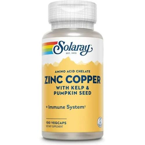 Zinc Copper with Kelp & Pumpkin Seed, 100 VegCaps