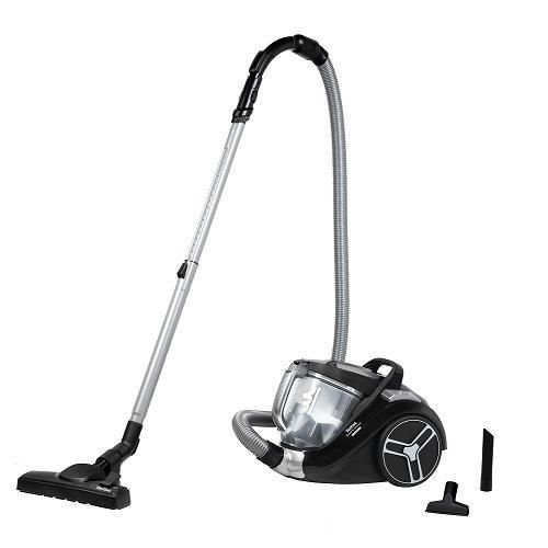 Extent Power Bagless Vacuum Cleaner, 890W Equivalent to 2100W, 2.5L Dust Container, Mono-Cyclonic Technology, 8.8m Power Cord, Black & White – TW4835EG