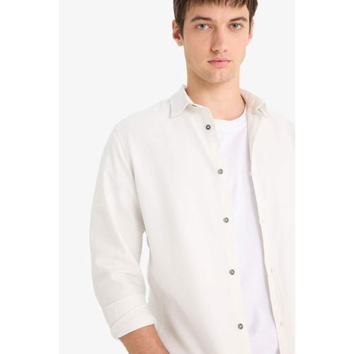 Slim Fit Cotton Long Sleeve Shirt