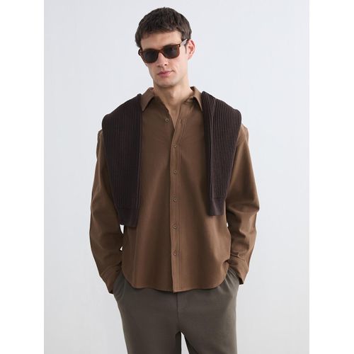 Regular Fit Dobby Shirt For Men