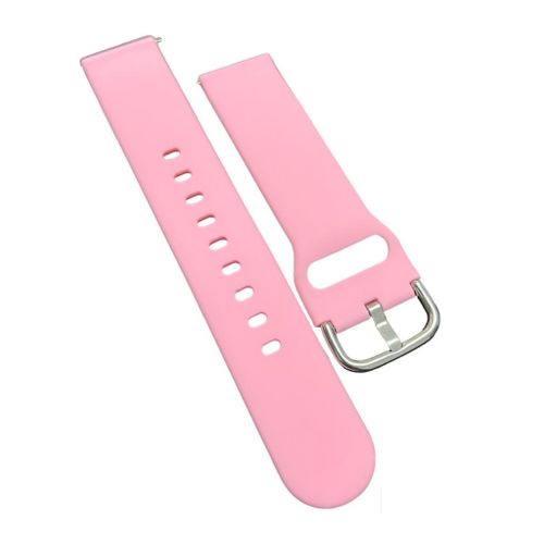 حزام سيليكون 20 مم لساعة امزفيت بيب يو برو / بيب / بيبلايت / بيب اس / بيب اس لايت / بيب يو(وردي)