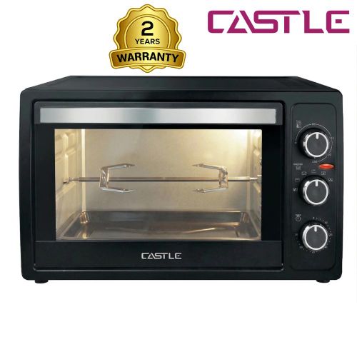 Electric Oven with Grill & Fan – 55L – 2400W – Double Glass Door – 230°C Temperature Control – Black – EO4055RF 2 Years Warranty