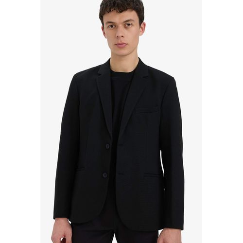 جاكيت بليزر سليم فيت محبوك بنصف بطانة