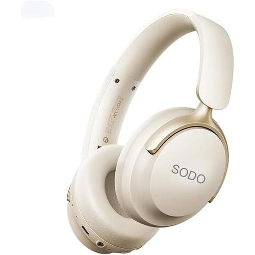 wireless EARPHONE 1103,Headset Bluetooth stereo,Headphone FM V5.3 with Over Ear External Microphone and Support SD Card,Tf Card Support (beige)