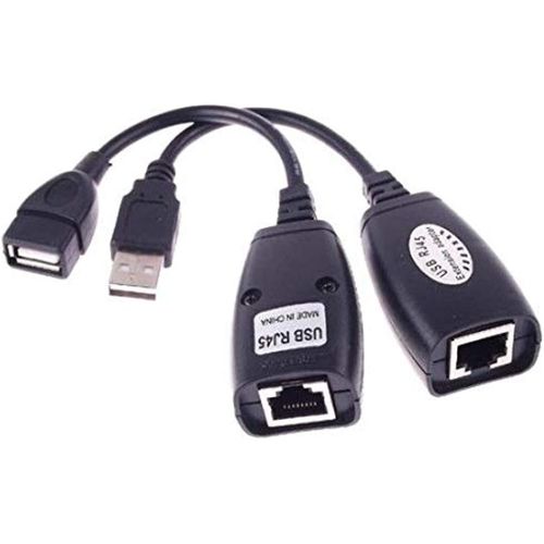 LAN Extension Adapter Cable with USB Cat 5/Cat 5e/6 RJ45, 45 meters