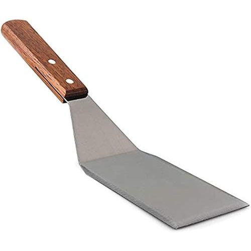 Stainless Steel Spatula with Beveled Edges for Cooking Spoon, Heavy Duty Turner, Pancake Flipper, Fish, Eggs, Burgers, Omelet & More