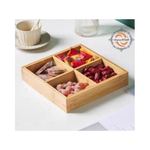 Square Wooden Snack Set AH-258-601