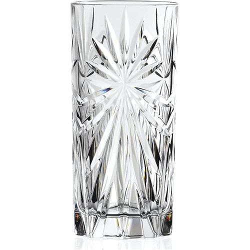 Oasis Crystal Hi-Ball Cocktail Water Tumblers Gl, Clear, 7.6 x 7.6 x 19 cm