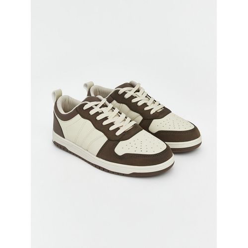 Faux Leather Men's Sneakers