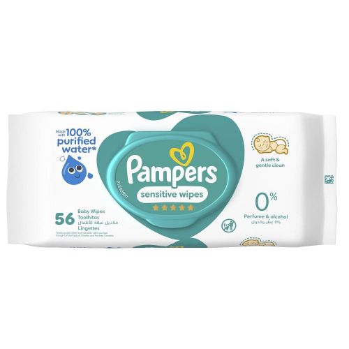 Kids Wipes For Sensitive Skin 56 Wipes