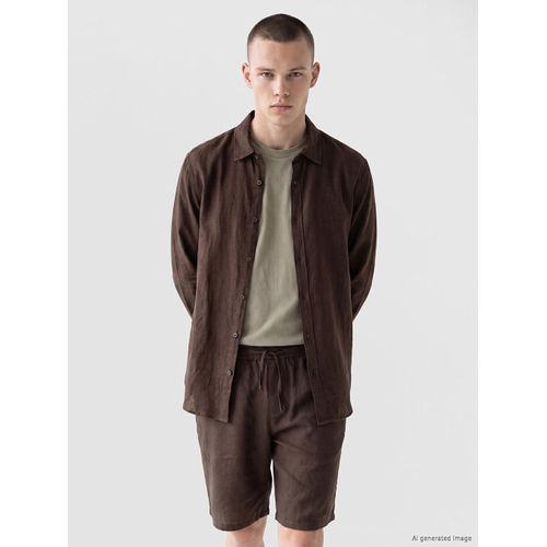 Regular Fit Crinkle Men's Shirt