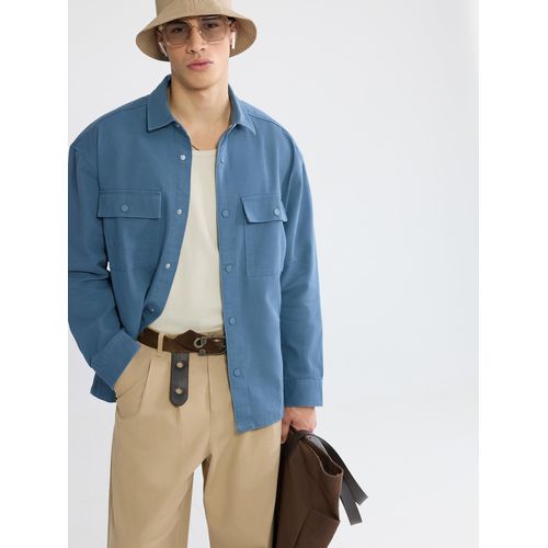 Gabardine Men's Shirt Jacket