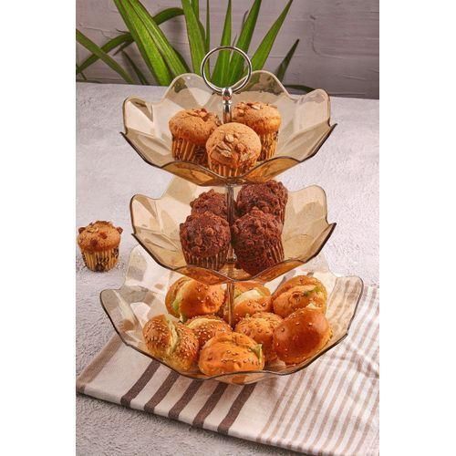 حامل كعك وبسكويت العيد بثلاثة أدوار