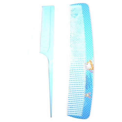 مشط شعر اكريلليك مسطح لتصفيف الشعرللجنسين 2X1 (لون متعدد 1 قطعة)