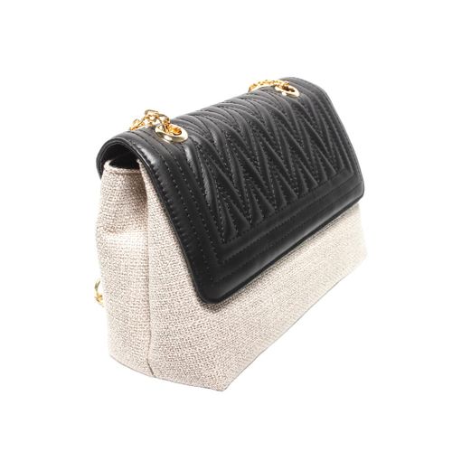 شنطة يد ذراع كروس حريمي من جليتر - أسود