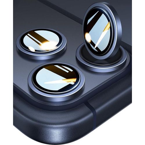 UNBREAK TOP 9H+ Glass for iPhone 17 Pro Max/17 Pro Camera Protector (NO.1 Military Grade Shatterproof) iPhone 17 Pro Max Camera Lens Protector, 17 ProMax Lens Screen Cover, Deep Blue