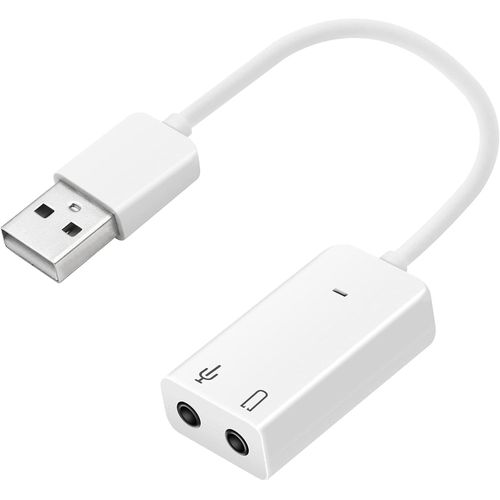 7.1 Channel USB External Sound Card Audio Adapter with Mic