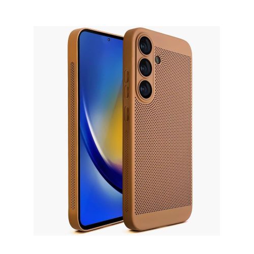 Case For Samsung Galaxy S24 FE Inch Heat Dissipation Case with Built-in Camera Lens Protector Slim Fit Breathable Cooling Anti-Fingerprint Hard PC Back Shockproof Cover