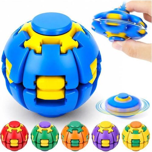 Press to Spin Fidget Spinner HelixCore Spin Stress Ball Sensory Fidget Toys