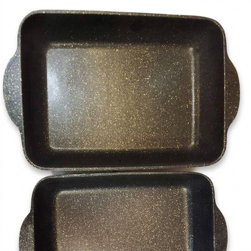 Black Granite Roasting Pan Set of 2 (30cm & 35cm)